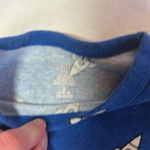 GAP - Blue Rocket Print Kids Pajamas - Picture 3 of 5